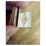 Awesome Antique Tiny Photo Album With Photos!