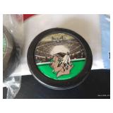 UND Sioux Lot - Hockey Pucks & Frozen Faceoff Hanky