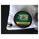 UND Sioux Lot - Hockey Pucks & Frozen Faceoff Hanky