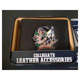 Brand New Licensed Fighting Sioux Leather Wallet