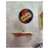 (5) Pins - ZZ Top, Etc