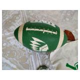 Fighting Sioux Lot - Face Masks, Football, Hanky, Etc