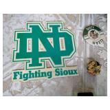 Fighting Sioux Lot - Face Masks, Football, Hanky, Etc