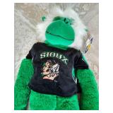 Fighting Sioux Lot - Monkey, Sealed REA Medal, Beanie, Etc