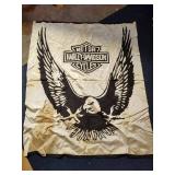 Vintage Harley Davidson Flag/Silk Hanging