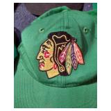 (6) Ball Caps - (5) Sioux & (1) Blackhawks