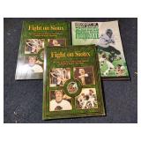 (3) Fighting Sioux Books - (2) Fight on Sioux + Football Media Guide