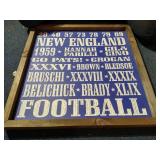 New England Patriots Lot - Sign & Pillow
