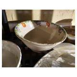 Large Dish Lot - Heart Nesting Bowls, Etc