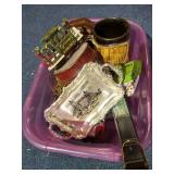 Tray of Travel Souvenirs - Nice Variety