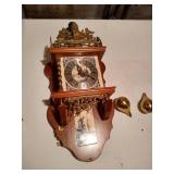 Vintage Dutch Zaanse Wall Clock “Nu Elck Syn Sin” Alma – Hermle Movement – Holland