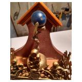 Vintage Dutch Zaanse Wall Clock “Nu Elck Syn Sin” Alma – Hermle Movement – Holland