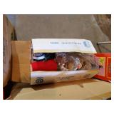 Christmas Decor Lot - Fiber Optic Tree, Nice Clock Etc