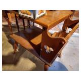 Wooden Magazine Rack & Huge Lot of Misc--Mostly Vintage