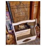 Wooden Magazine Rack & Huge Lot of Misc--Mostly Vintage