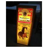 Vintage Lighted Budweiser Clock