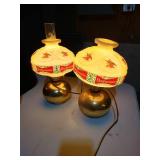 (2) Vintage Budweiser Wall Lamps