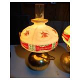 (2) Vintage Budweiser Wall Lamps