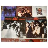 (7) Vintage LP Albums - 70s Rock