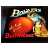 Vintage Budweiser Bowlers Light