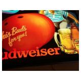 Vintage Budweiser Bowlers Light