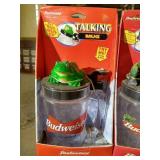(2) Budweiser Talking Mugs - New