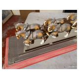 Budweiser Clydesdale Horse Team Decor