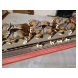 Budweiser Clydesdale Horse Team Decor