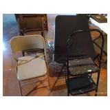 (3) Chairs & Step Stool