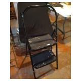 (3) Chairs & Step Stool
