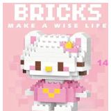 Sanrio Hello Kitty and Friends Building Bricks Toy Figures, 6 Total Character Sets - Brand New