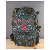 Kingdom Fishing 21" Waterproof Backpack $92 Retail - Brand New *A