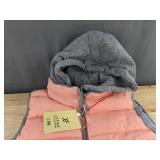 Hooded Sleeveless Vest - Pink - Women