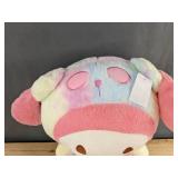 My Melody Rainbow Tie-Dye 15.7" Plush Toy with Blanket - Brand New *A