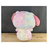 My Melody Rainbow Tie-Dye 15.7" Plush Toy with Blanket - Brand New *A