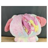 My Melody Rainbow Tie-Dye 15.7" Plush Toy with Blanket - Brand New *A