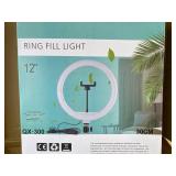 ZOMEI QX-300 Ring Light 12" with Tripod Stand - New