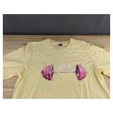 Yellow Gym Print Men