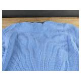 Light Blue U-Neck Sweater Women