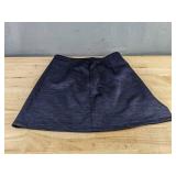 Blue & Black Skirt & Blazer Set - Women