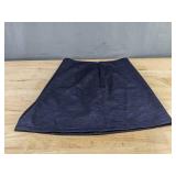 Blue & Black Skirt & Blazer Set - Women