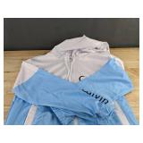 Calvin Jogging Set Zip-Up Hoodie & Pants - Blue & White - Men