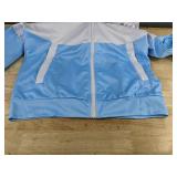 Calvin Jogging Set Zip-Up Hoodie & Pants - Blue & White - Men