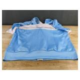 Calvin Jogging Set Zip-Up Hoodie & Pants - Blue & White - Men