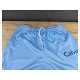 Calvin Jogging Set Zip-Up Hoodie & Pants - Blue & White - Men