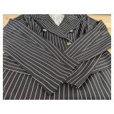 Jacket & Pants Set - Black & White Pinstripe Women