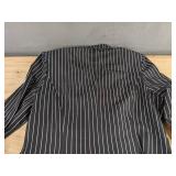 Jacket & Pants Set - Black & White Pinstripe Women