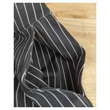 Jacket & Pants Set - Black & White Pinstripe Women