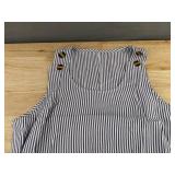 2 Sleeveless Stripe Dresses - Blue Stripe & Yellow Stripe Women