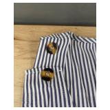 2 Sleeveless Stripe Dresses - Blue Stripe & Yellow Stripe Women